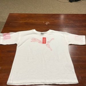 top Puma girls size 12-14 years short sleeves